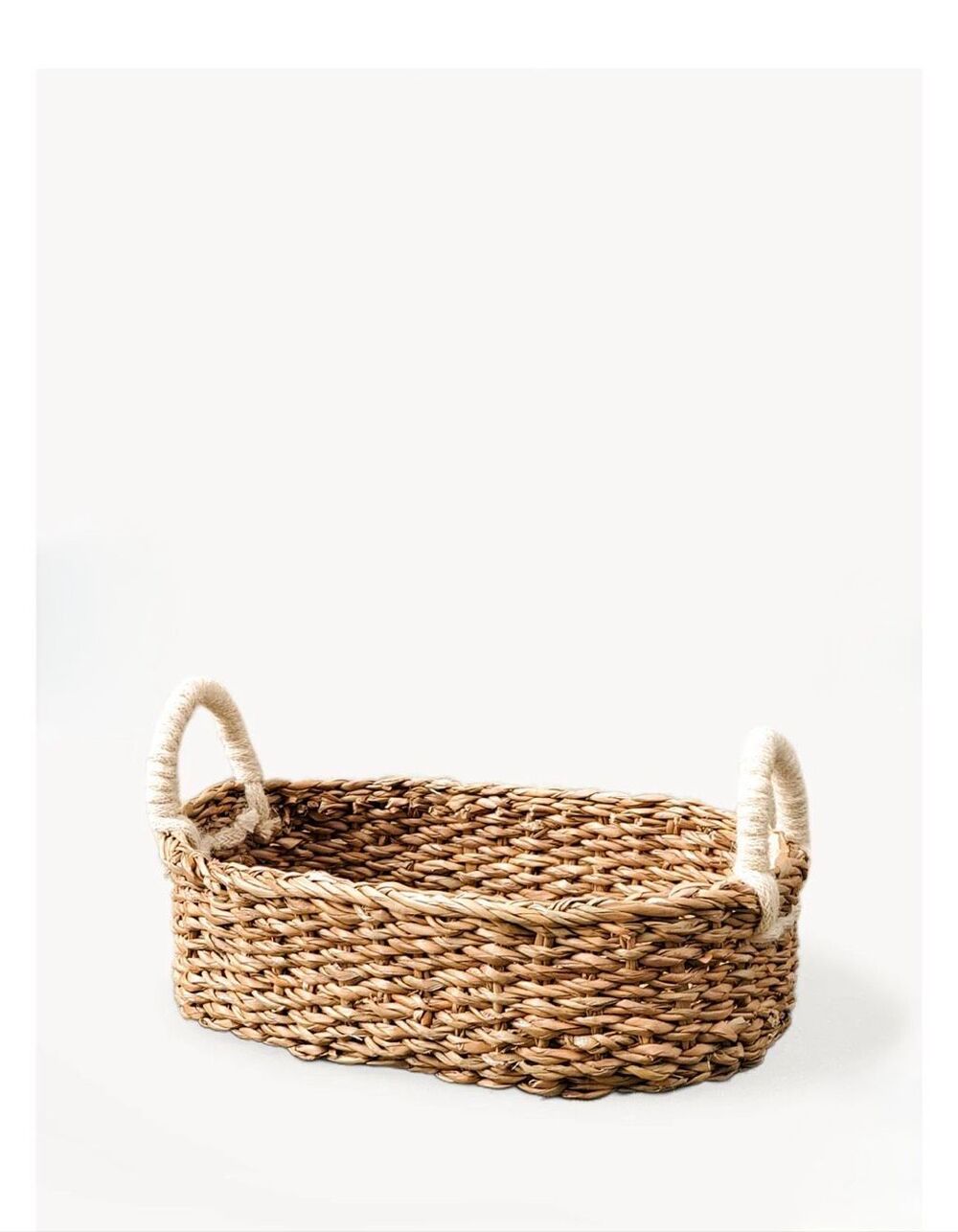 KORISSA Savar Oval Bread Basket-NWT